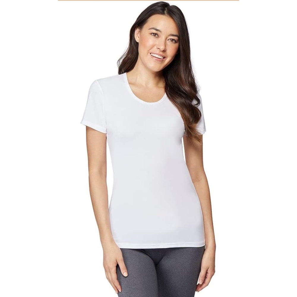 32 DEGREEES Women's Cool Fitted T-Shirt Lightweight Quick Dry Fitted NWT Size M